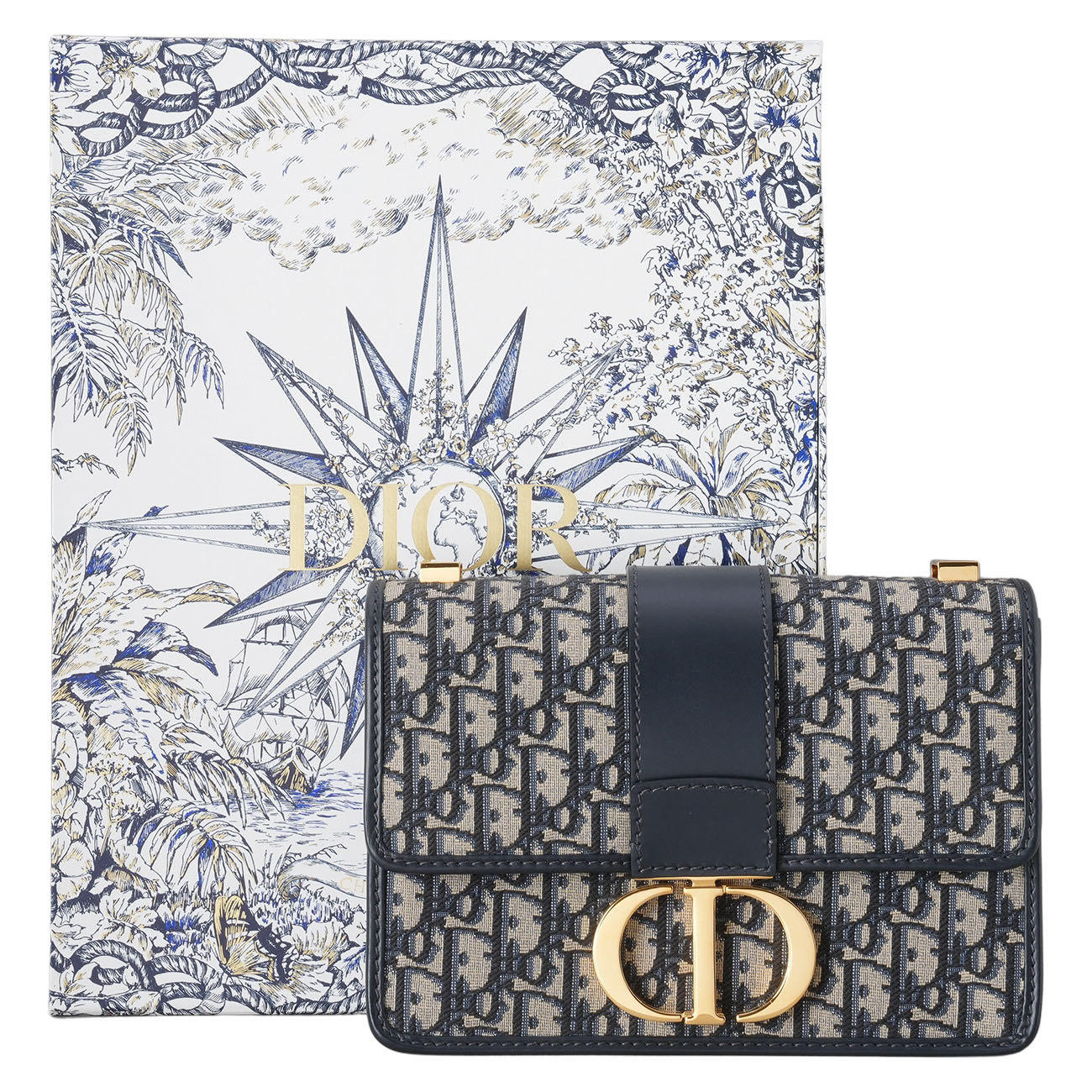 CHRISTIAN DIOR(USED)디올 오블리크 몽테인 30 숄더백